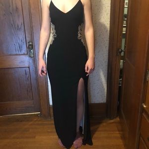 Prom dress/ Black Gown